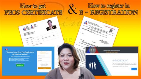 e registration peos